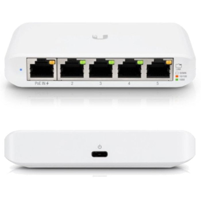 Ubiquiti UniFi Switch Flex Mini 5 Puertos Gigabit Ethernet PoE (Pack de 3) Ubiquiti UniFi Switch Flex Mini 5 Puertos Gigabit Ethernet PoE (Pack de 3)